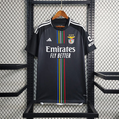 Camisola S.L.B. 2023-24 Alternativa Preta Versão Adepto (Entrega Imediata)