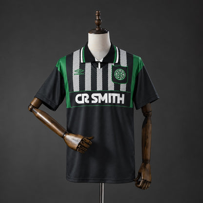 Camisola Celtic FC 1994-95 Alternativa Preta Versão Adepto