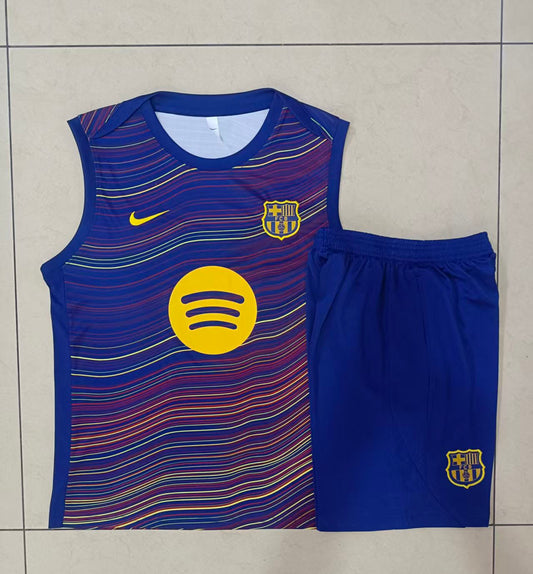 Kit Treino Manga Cava FC Barcelona 2025-26
