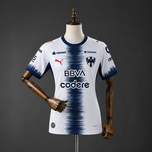 Camisola CF Monterrey 2026-27 Alternativa Branca Versão Mulher