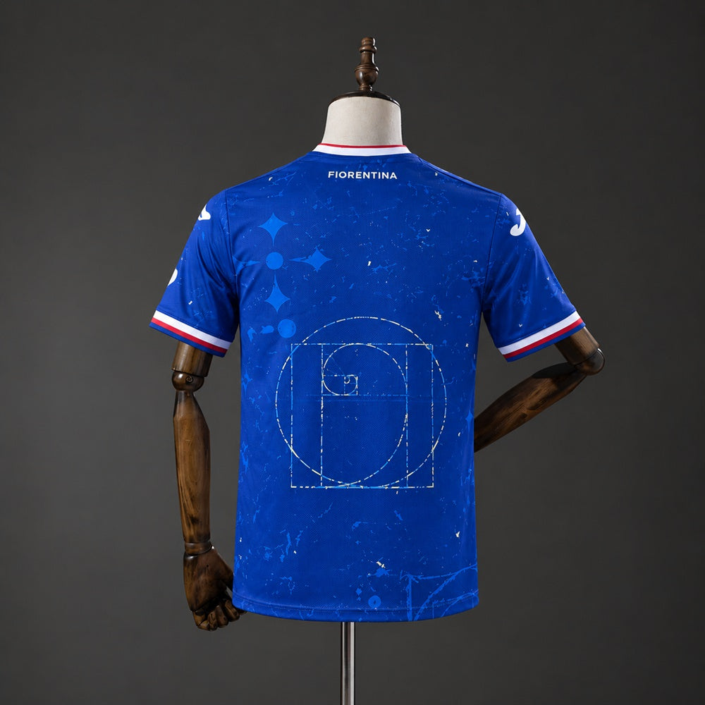 Camisola ACF Fiorentina 2026-27 Alternativa Azul Versão Adepto