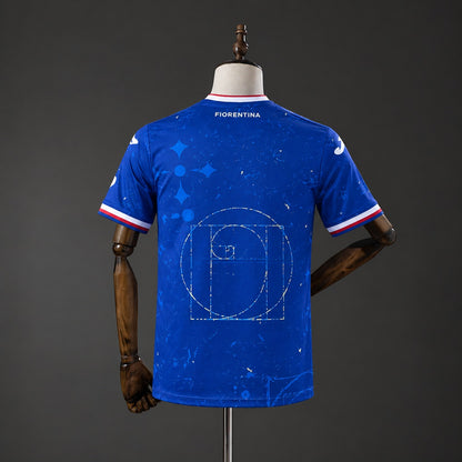 Camisola ACF Fiorentina 2026-27 Alternativa Azul Versão Adepto