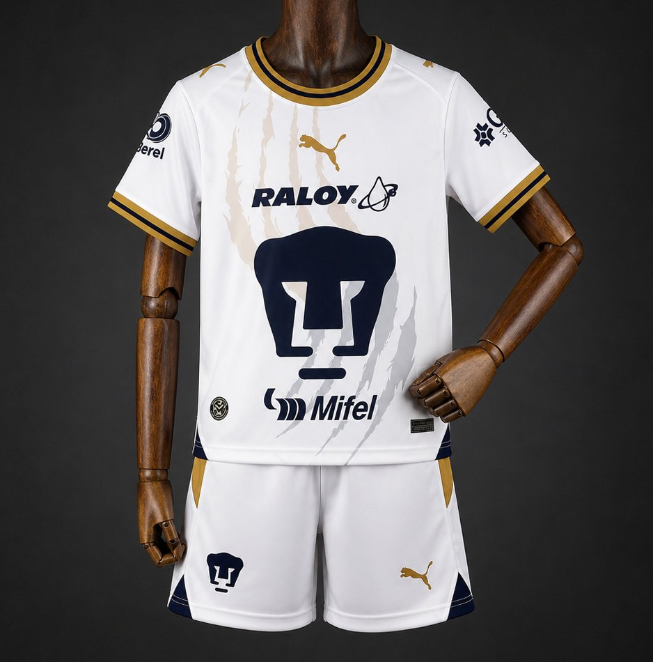 Kit Criança UNAM Pumas 2026-27 Principal