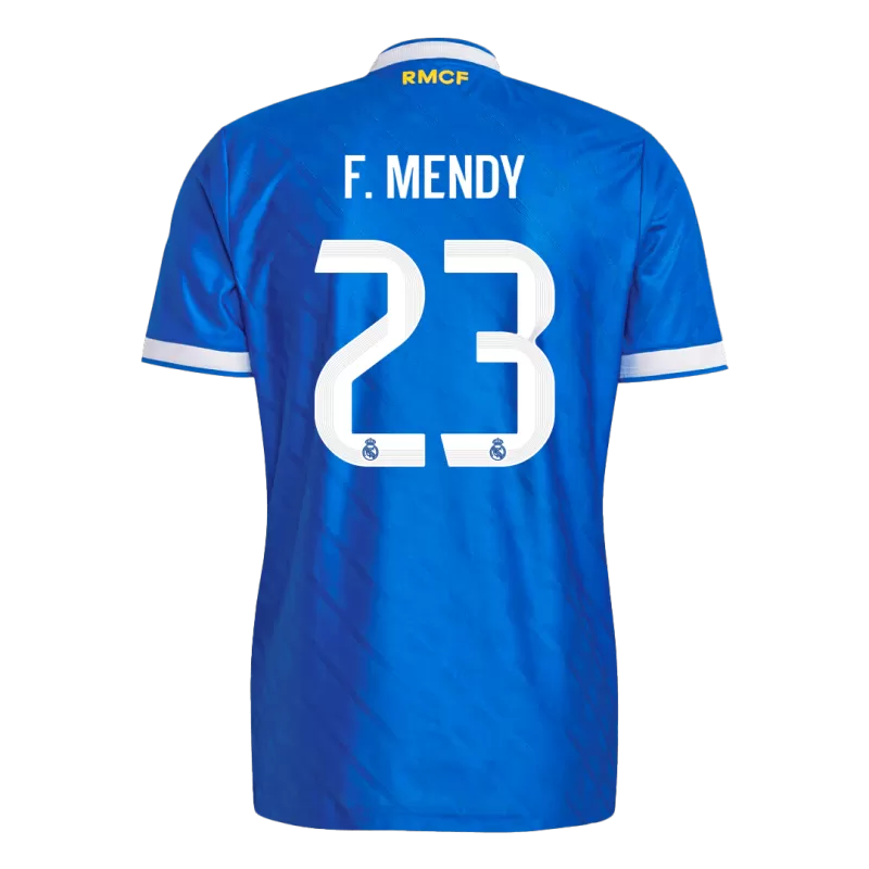 Camisola Real Madrid CF 2025-26 Alternativa Azul Versão Adepto F. MENDY #23