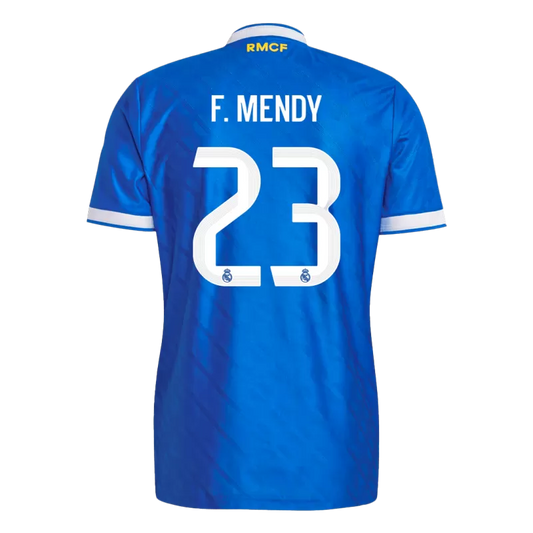 Camisola Real Madrid CF 2025-26 Alternativa Azul Versão Adepto F. MENDY #23