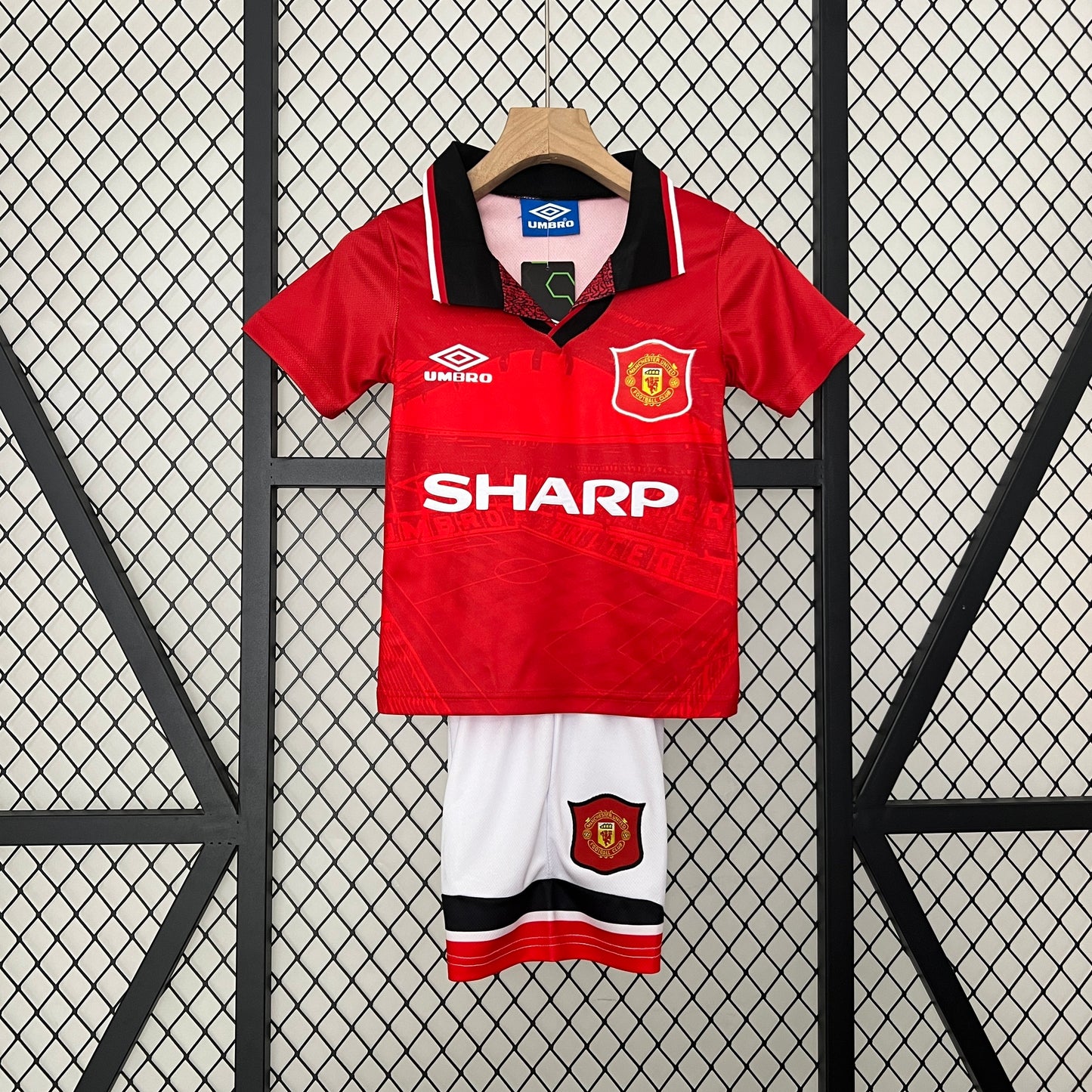 Kit Criança M-United 1995-96 Principal