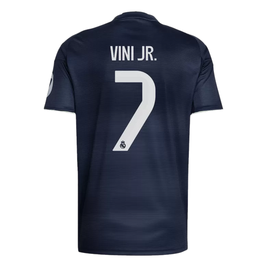 Camisola Real Madrid CF 2025-26 Alternativa Azul Escura Versão Adepto VINI JR. #7