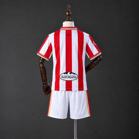 Kit Criança Real Sporting de Gijón 2026-27 Principal