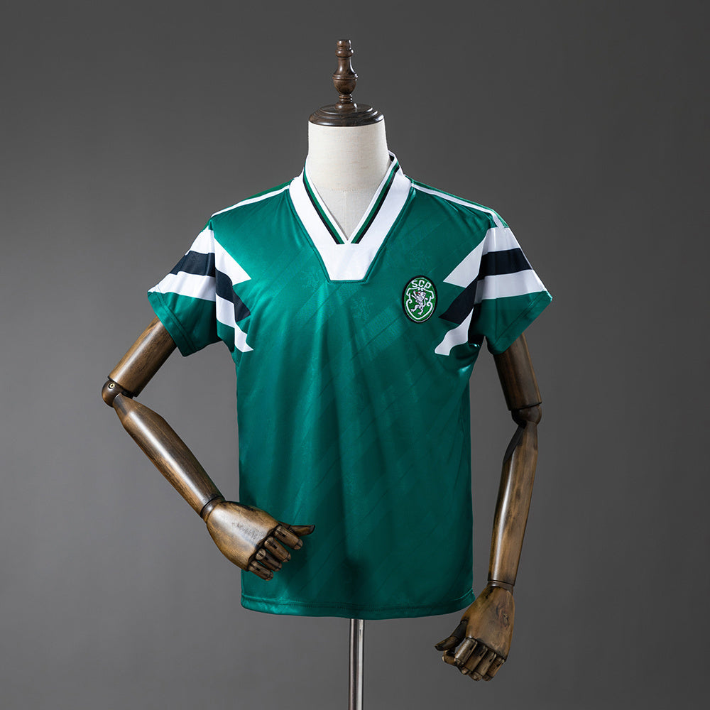 Camisola SCP 2025-26 Vintage 90 Verde Versão Adepto
