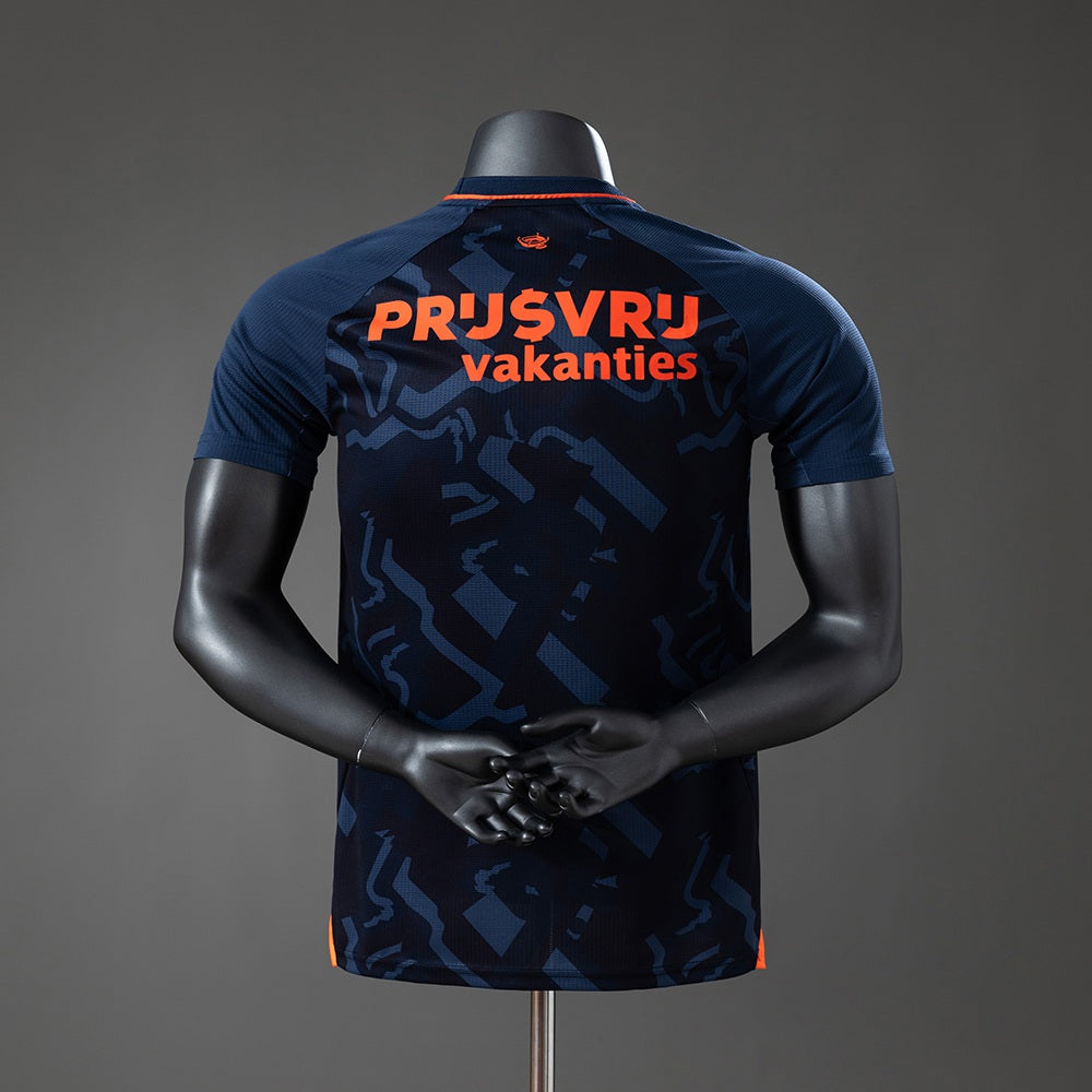 Camisola Feyenoord 2026-27 Alternativa Azul Escura Versão Jogador