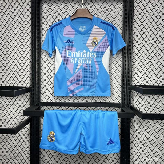 Kit Criança Real Madrid CF 2024-25 Guarda-Redes