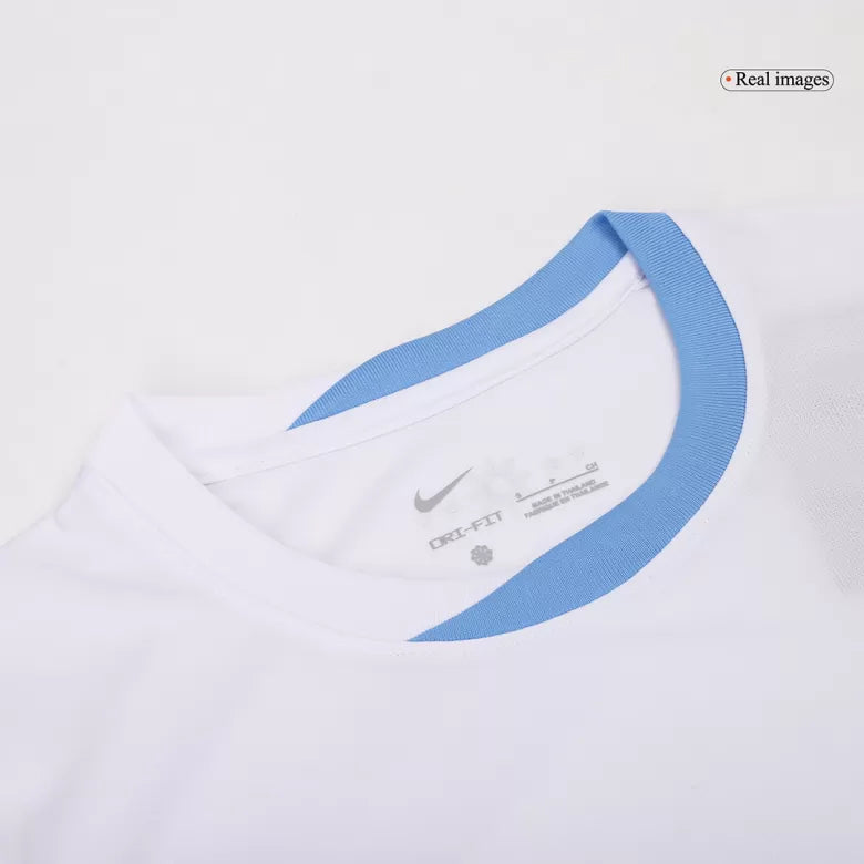 Camisola Uruguai 2024 Alternativa Branca Versão Adepto
