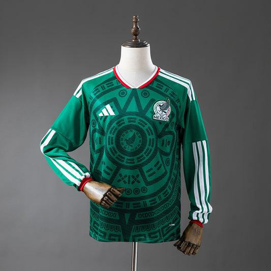 Camisola Manga Comprida Mexico 2026 Principal Versão Adepto