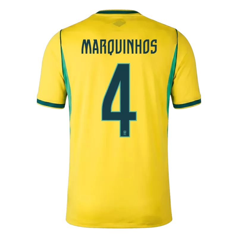 Camisola Brasil 2026 Principal Versão Adepto MARQUINHOS #4