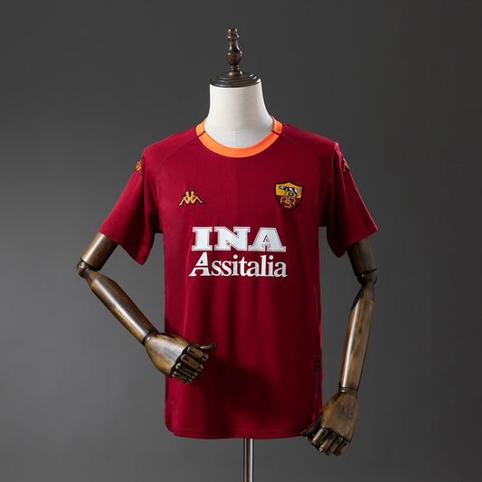Camisola AS Roma 2000-01 Principal TOTTI #10