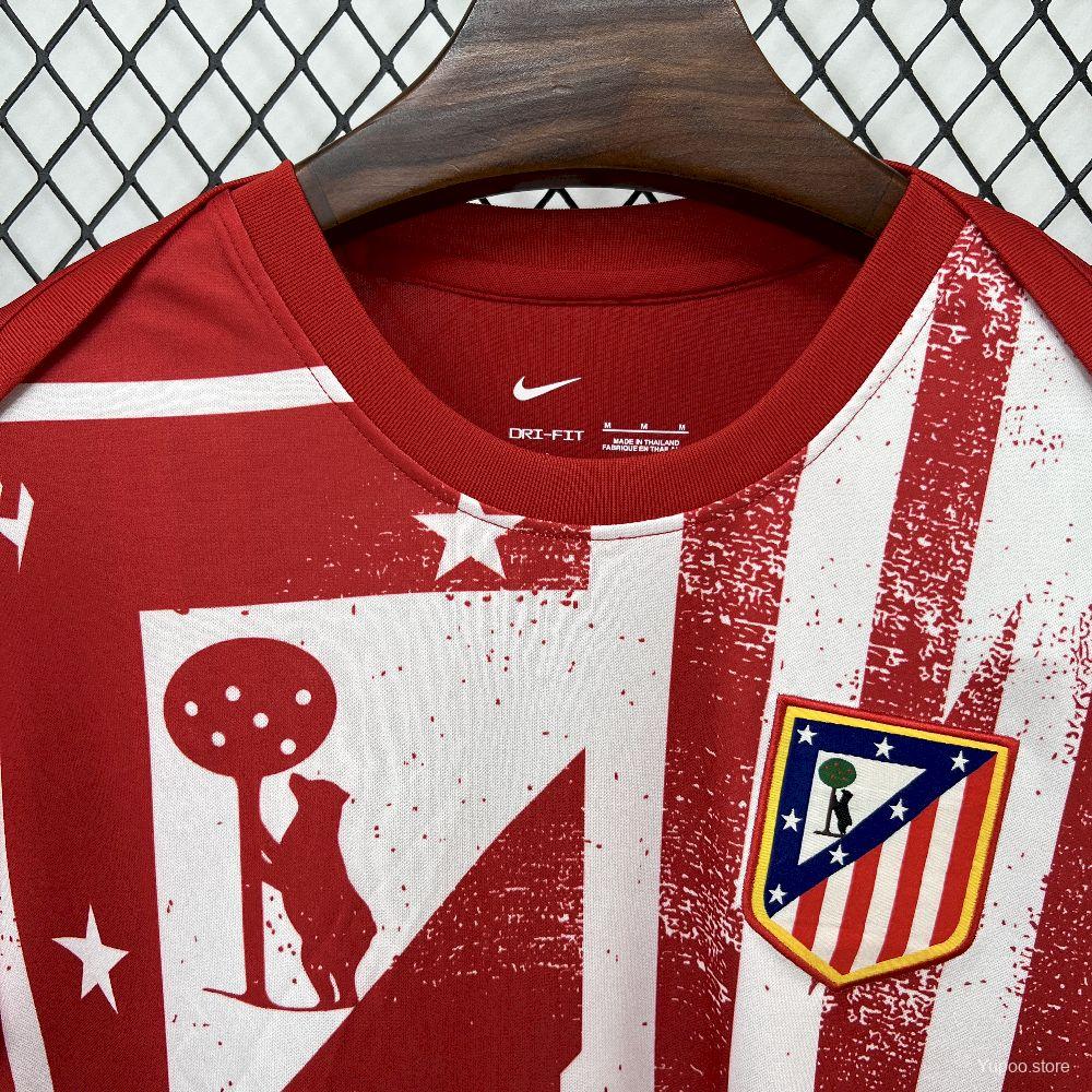 Camisola Atletico Madrid 2025-26 Pre-Match Versão Adepto