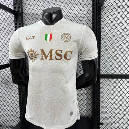 Camisola Napoles 2025-26 Alternativa Branca Versão Jogador