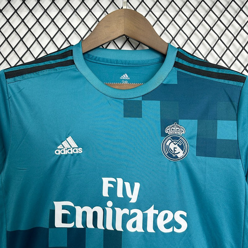 Kit Criança Manga Comprida Real Madrid 2016-17 Alternativo