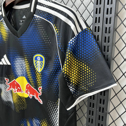 Camisola Leeds-U 2025-26 Alternativa Azul Escura Versão Adepto