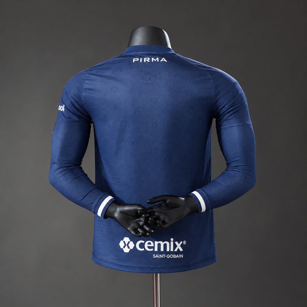 Camisola Manga Comprida CD Cruz Azul 2026-27 Alternativa Azul Versão Jogador