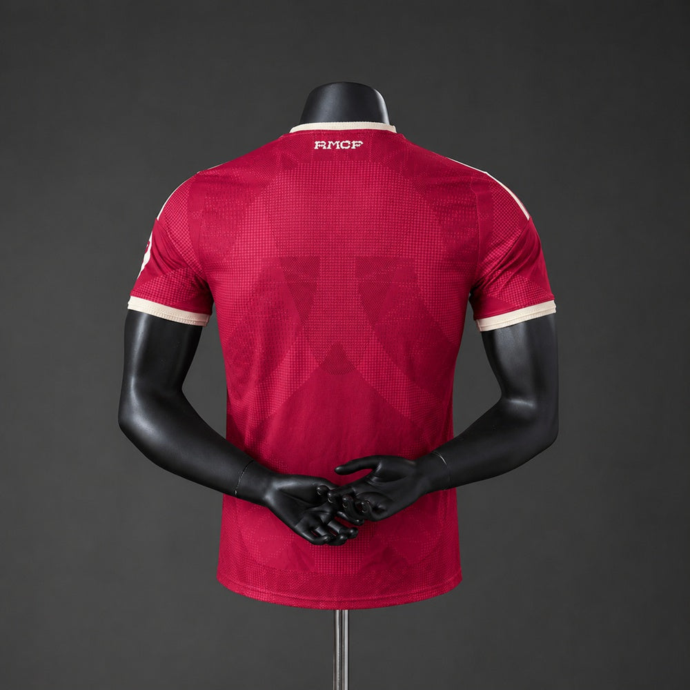 Camisola Real Madrid CF 2026-27 Alternativa Vermelha Versão Jogador
