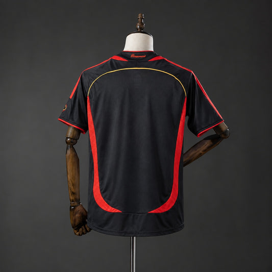 Camisola AC Milan 2006-07 Alternativa Preta Versão Adepto