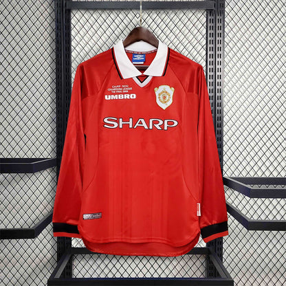 Camisola Manga Comprida M-United 1999-00 Principal Final UCL