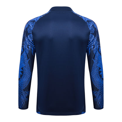 Fato de Treino Real Madrid CF 2024-25 - Camisola com Fecho