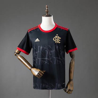 Camisola Flamengo 2021-22 Alternativa Preta Versão Adepto