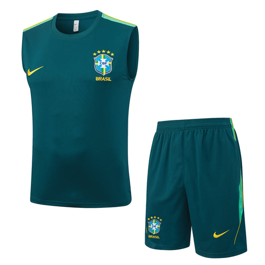 Kit Treino Manga Cava Brasil 2026