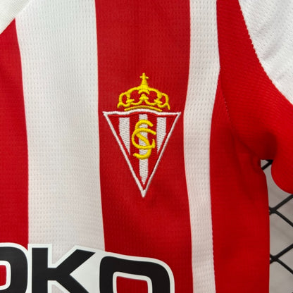 Kit Criança Real Sporting de Gijón 2025-26 Principal