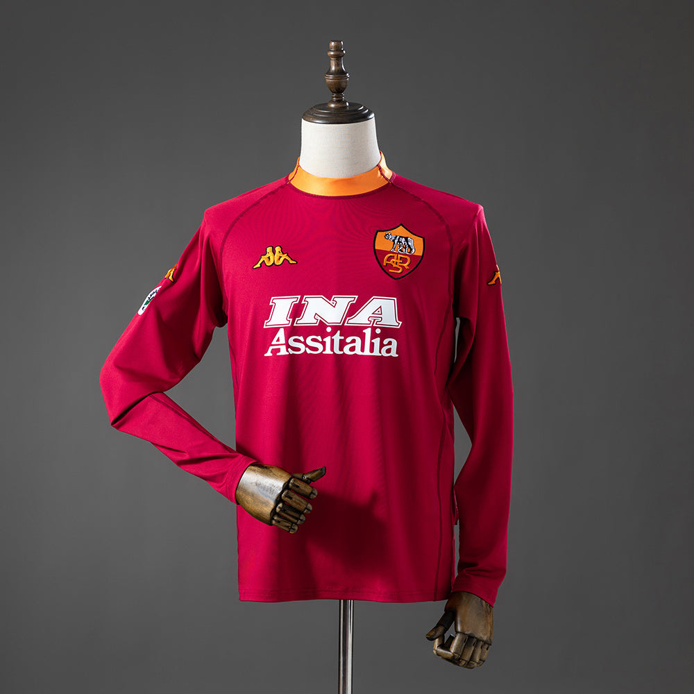 Camisola Manga Comprida AS Roma 2000-01 Principal