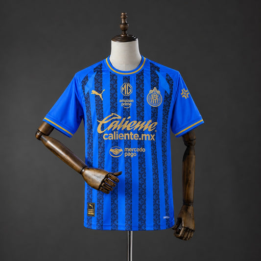 Camisola CD Chivas 2026-27 Alternativa Azul Versão Adepto