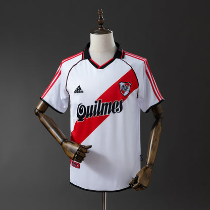 Camisola CA River Plate 2000-01 Principal Versão Adepto