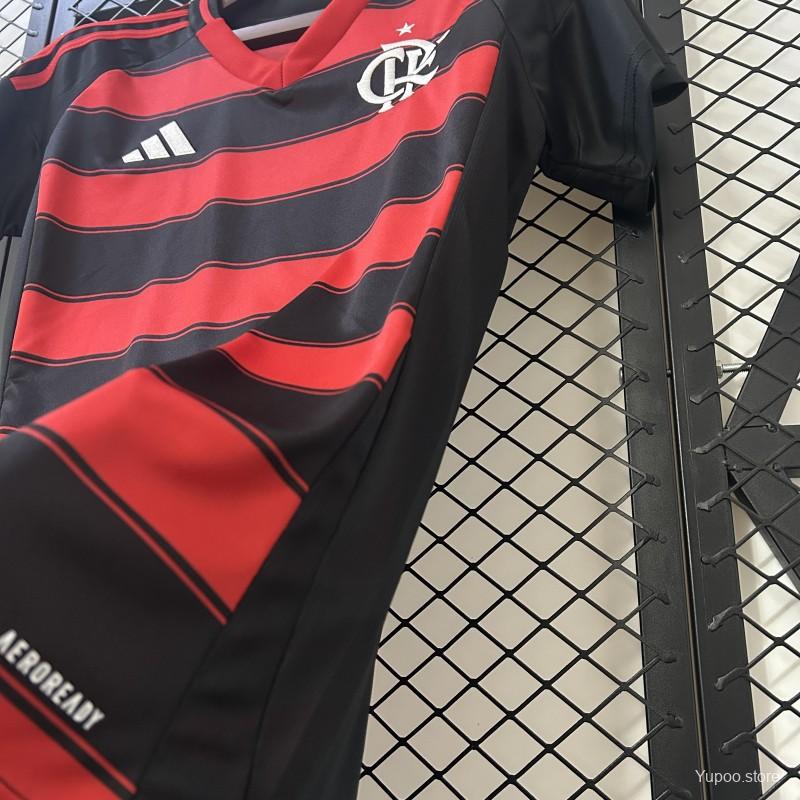 Camisola CR Flamengo 2025-26 Principal Lisa Versão Mulher