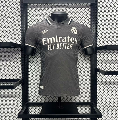 Camisola Real Madrid CF 2024-25 Alternativa Preta Versão Jogador