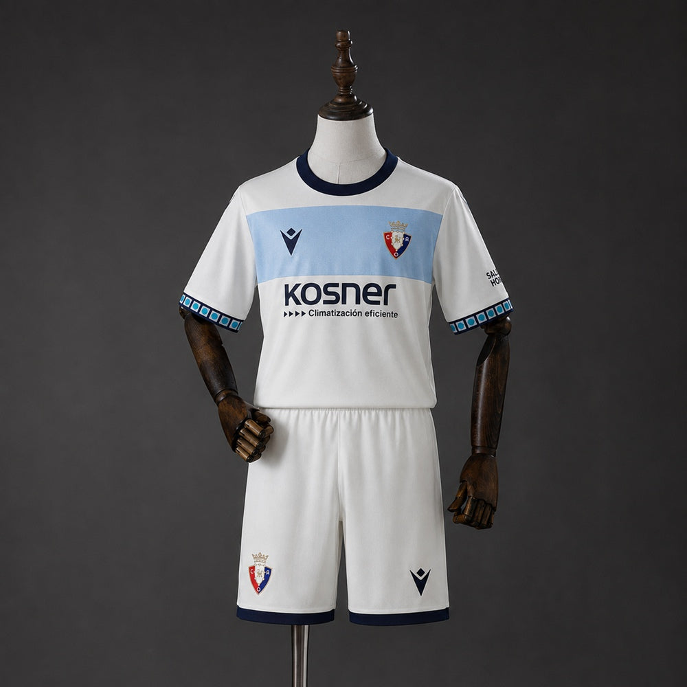 Kit Criança CA Osasuna 2026-27 Alternativo Branco