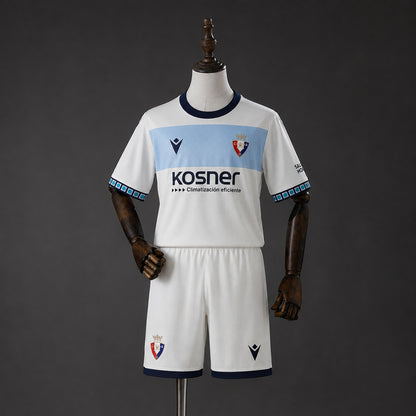 Kit Criança CA Osasuna 2026-27 Alternativo Branco