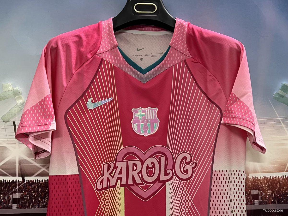 Camisola Barcelona FC 2025-26 Edição Karol G Versão Adepto
