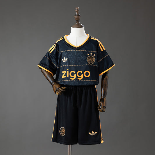 Kit Criança AFC Ajax 2026-27 Alternativo Preto
