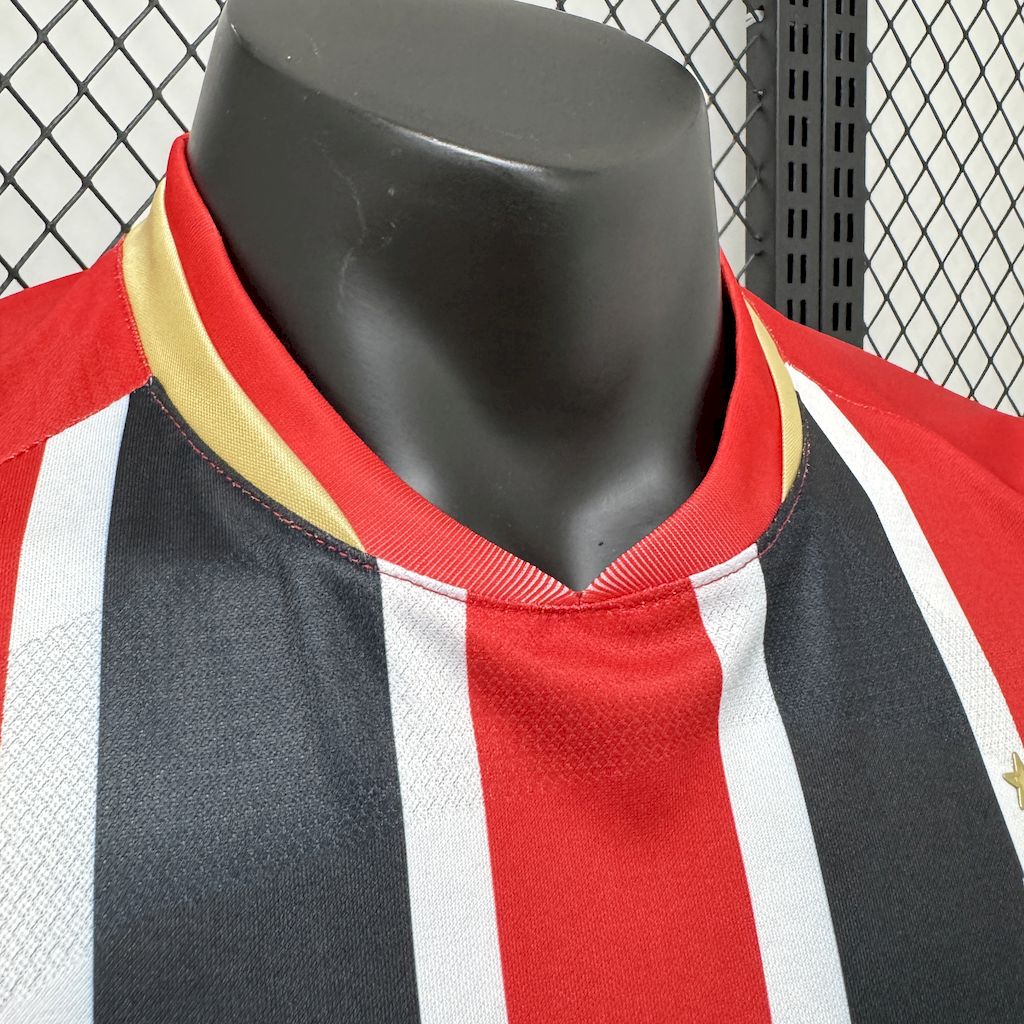 Camisola São Paulo FC 2025-26 Alternativa Riscas Versão Jogador