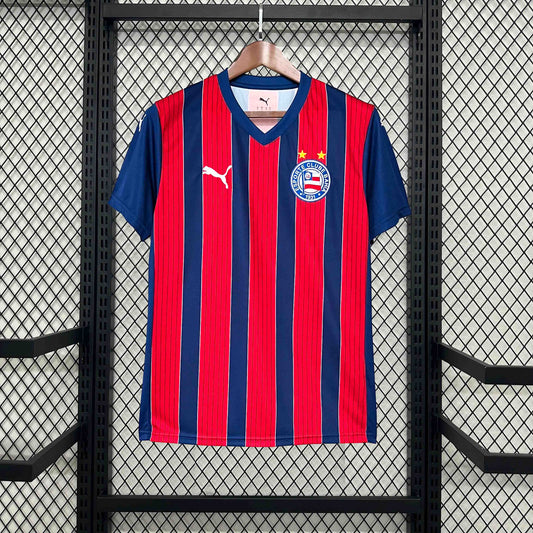 Camisola Bahia 2025-26 Alternativa Vermelha Lisa Versão Adepto