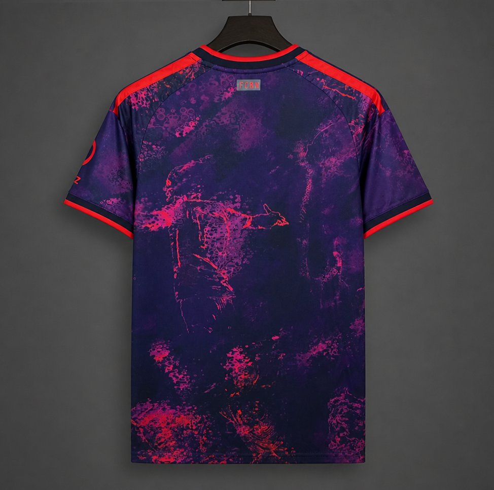 Camisola FC Bayern Munique 2026-27 Alternativa Azul Versão Adepto