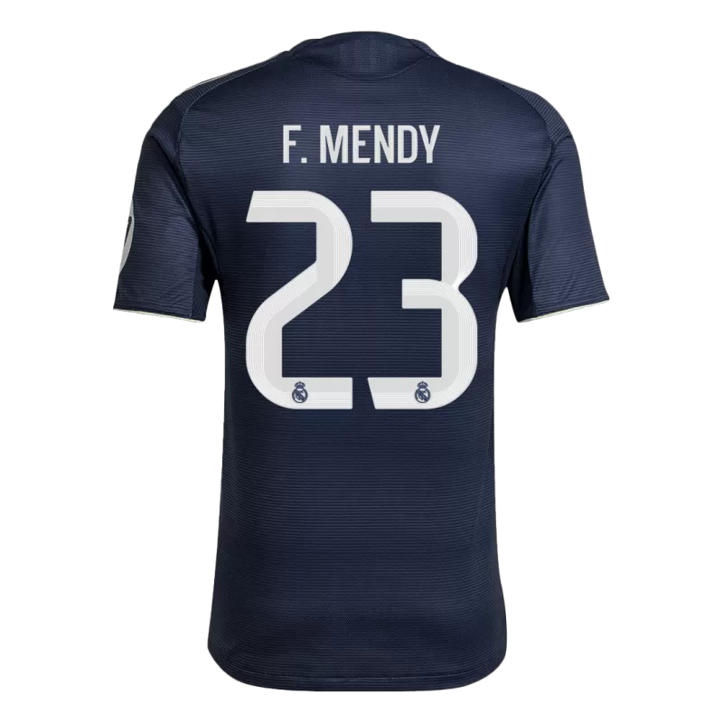 Camisola Real Madrid CF 2025-26 Alternativa Azul Escura Versão Adepto F. MENDY #23