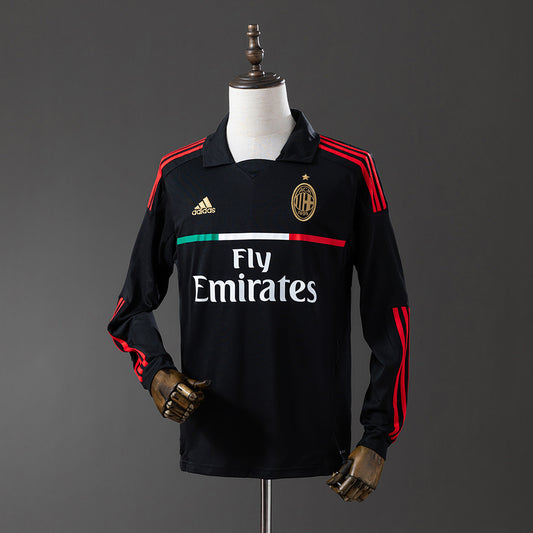Camisola Manga Comprida Ac Milan 2011-12 Alternativa
