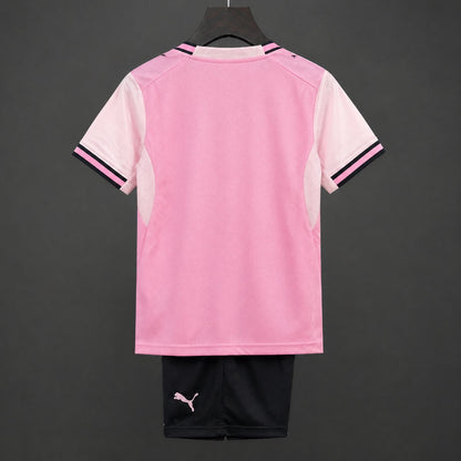 Kit Criança Stade Rennais FC 2026-27 Alternativo Rosa
