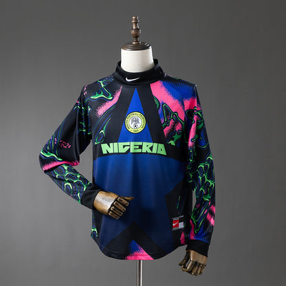 Camisola Manga Comprida Nigeria 2026 Guarda-Redes Versão Adepto