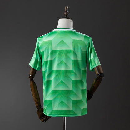 Camisola Alemanha 1988 Alternativa Verde Versão Adepto