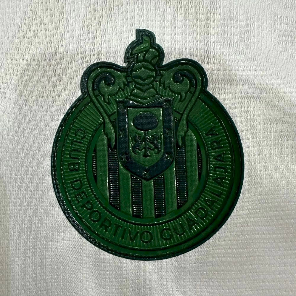 Camisola CD Chivas 2025-26 Alternativa Branca Versão Adepto