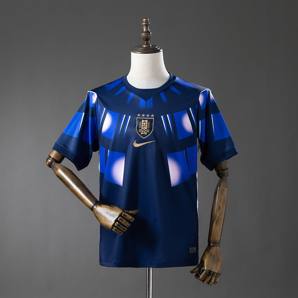 Camisola Uruguai 2026 Alternativa Azul Versão Adepto